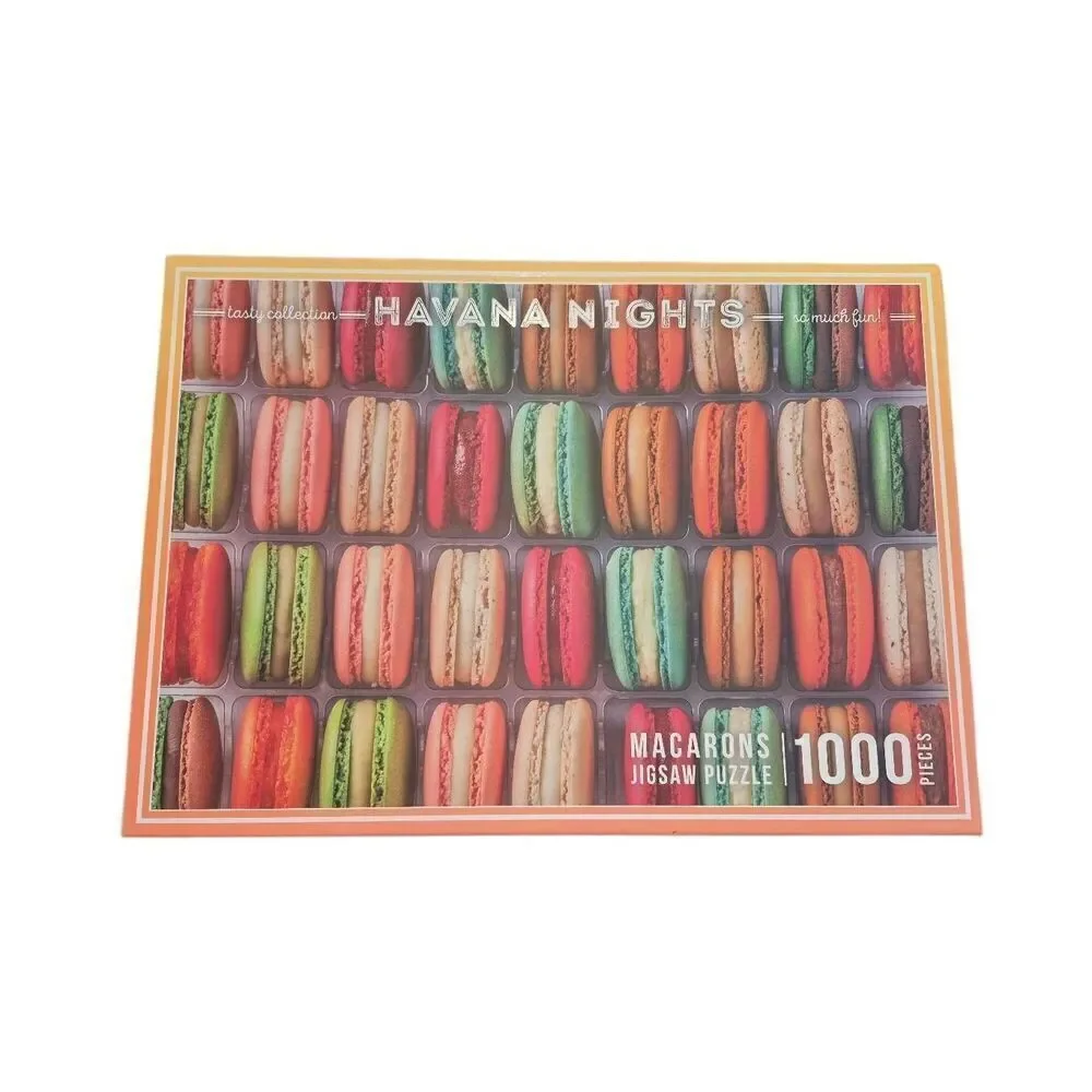 Havana Nights Tasty Puzzle Collection Macarons 1000 pc Jigsaw Puzzle
